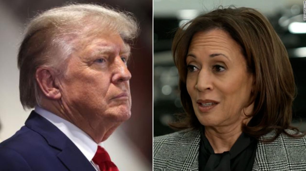 Harris pins the blame on Trump for Supreme Court overturning Roe v