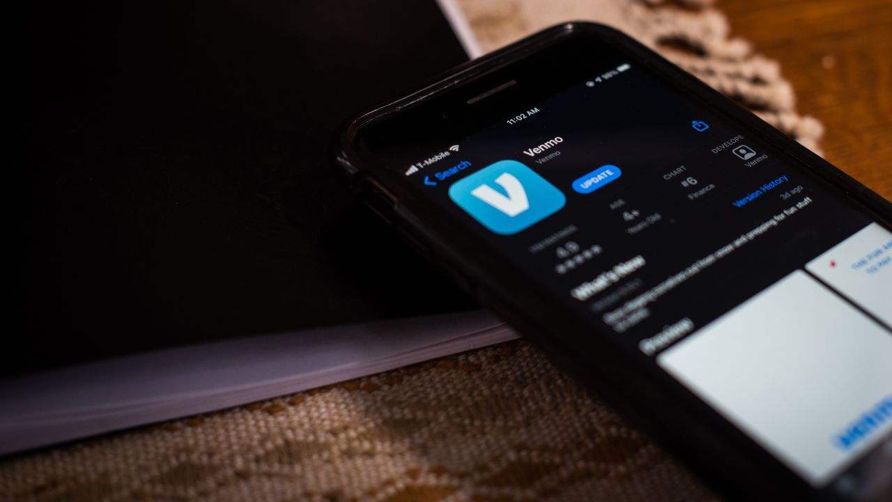 The Venmo app on a mobile phone arranged in Dobbs Ferry, New York, U.S., on Saturday, Feb. 13, 2021. PayPal Holdings Inc. demonstrated new versions of PayPal and Venmo wallets that are rolling out in the second quarter. Photographer: Tiffany Hagler-Geard/Bloomberg via Getty Images