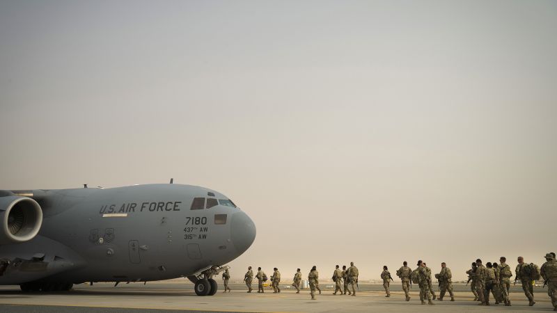 Iran-backed groups in the Middle East and major US military deployments