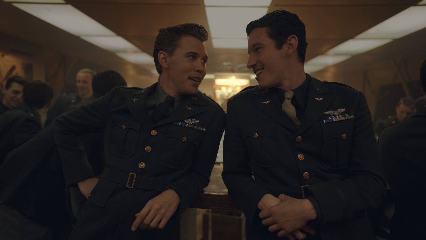 Austin Butler and Callum Turner in "Masters of the Air."