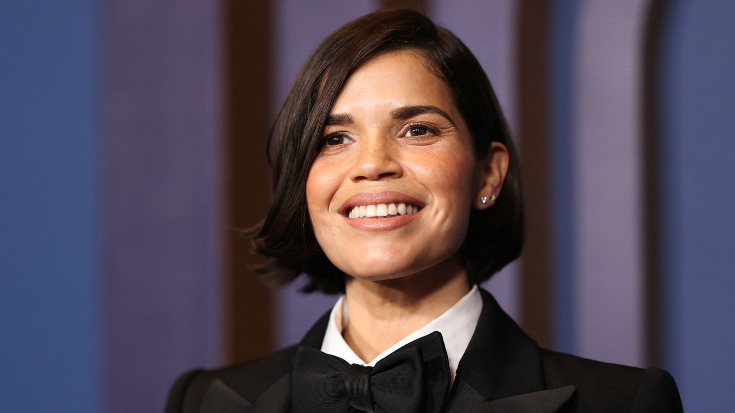 Actor America Ferrera attends the 14th Governors Awards in Los Angeles, California, U.S., January 9, 2024. REUTERS/Mario Anzuoni