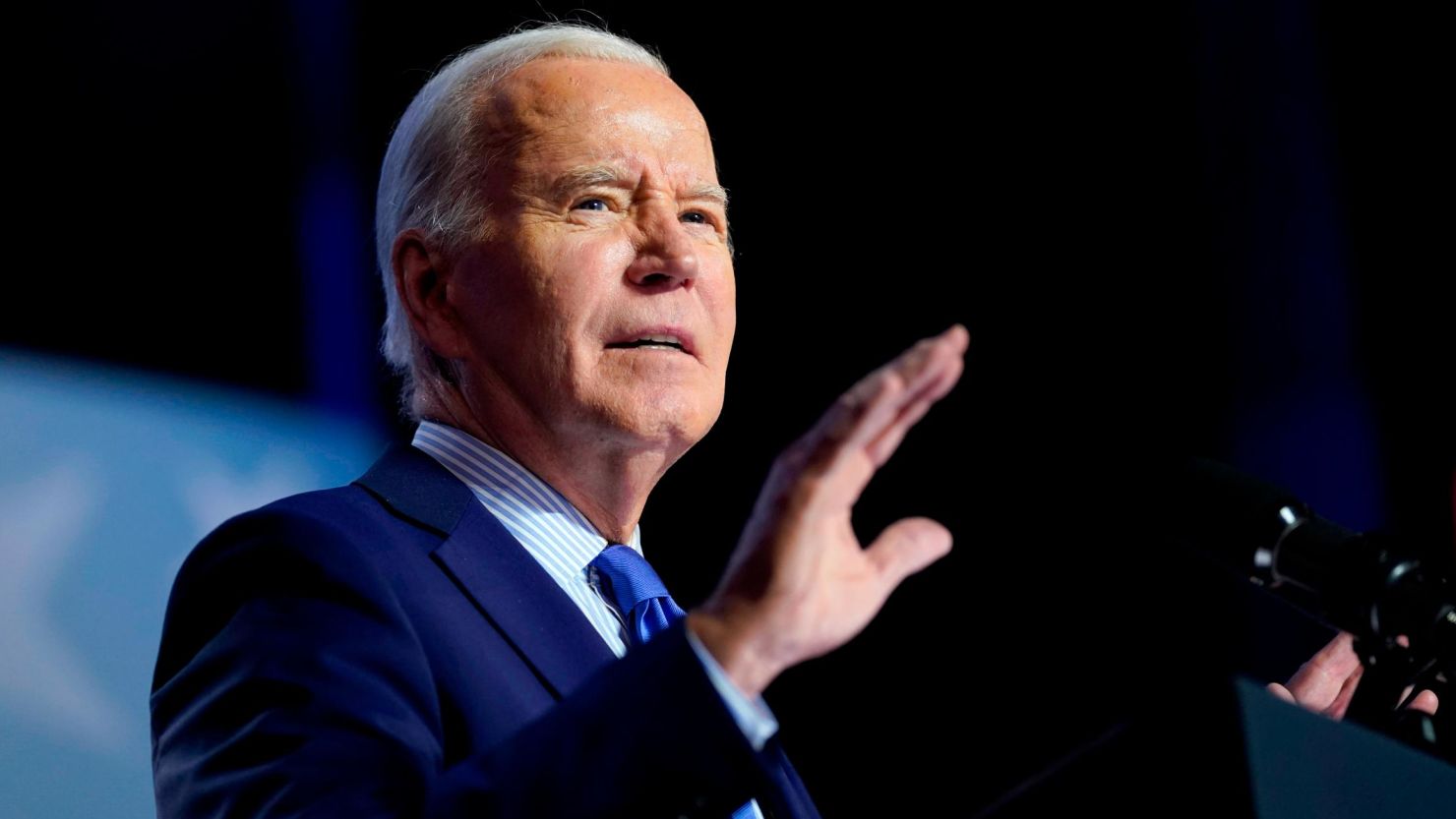 Biden’s abortion rights rally in Virginia beset by repeated protests