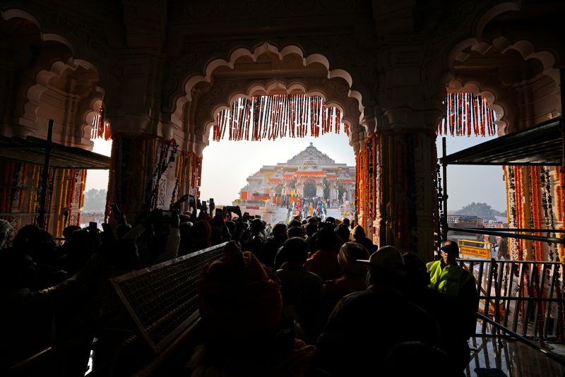 Photos Ayodhya Ram Mandir Temple Saw Half A Million Visitors On Its   240124094709 03 Ayodhya Temple Opening 0123 