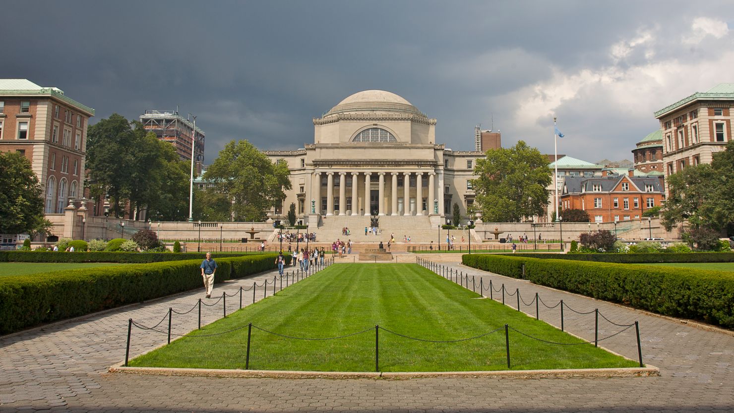 Columbia University, main quad with Low Memorial Library, Upper West Side, New York, NY, U.S.A.