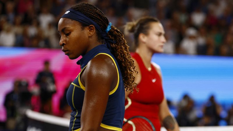 Coco Gauff knocked out of Australian Open by defending champion Aryna Sabalenka