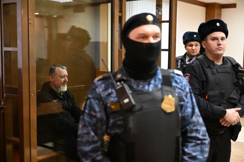 Russian military blogger Igor Girkin sentenced to four years in prison ...