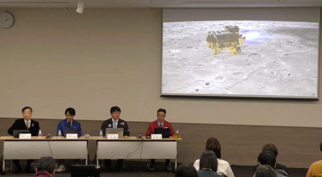 Japan Aerospace Exploration Agency (JAXA) press conference on January 25, 2024.