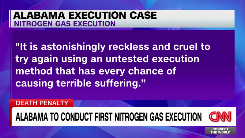 Alabama To Conduct First Nitrogen Gas Execution, Which Critics Say Is ...