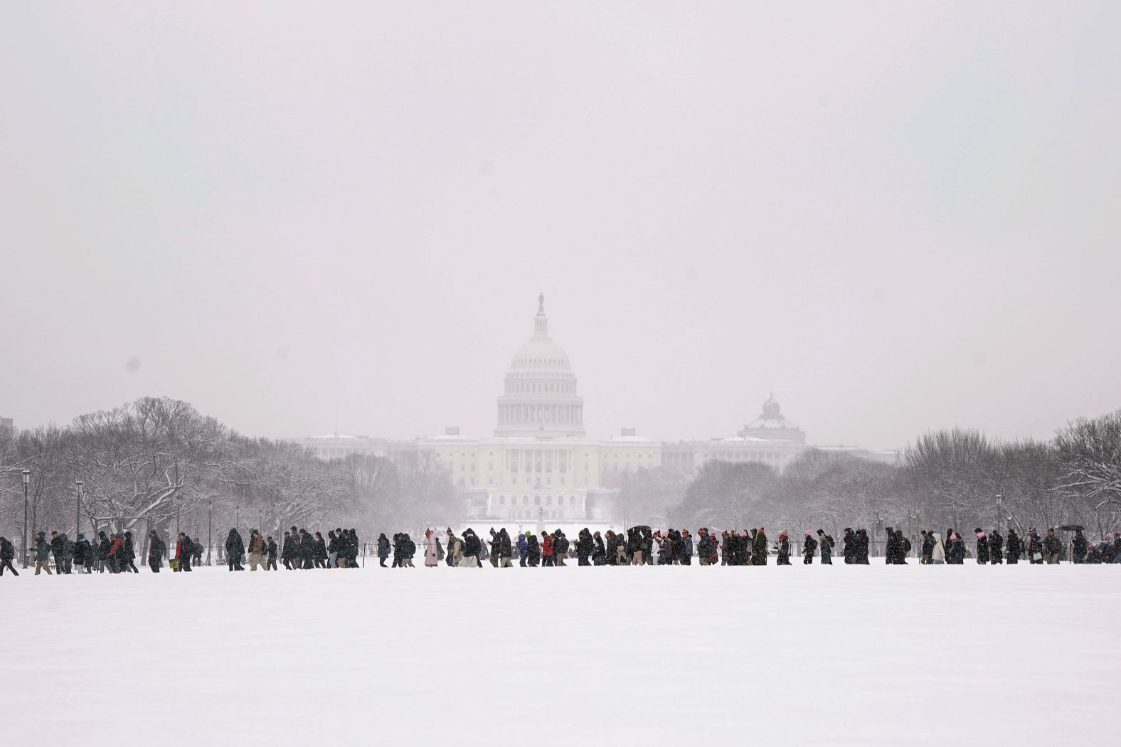 Anti-abortion activists attend the annual March for Life rally on the National Mall in Washington, DC, on Friday, January 19. It was <a href="index.php?page=&url=https%3A%2F%2Fwww.cnn.com%2F2024%2F01%2F19%2Fpolitics%2Fmarch-for-life-2024-abortion%2Findex.html" target="_blank">the second rally since the Supreme Court overturned federal abortion protections</a>, and attendees said that they're now looking to states to pass abortion bans. At least 14 Republican-majority states have banned the procedure with little to no exceptions, and seven others have limited access.
