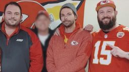 Clayton McGeeney, 36, Ricky Johnson, 38, and David Harrington, 37, were discovered dead outside a home in Kansas City on January 9, 2024.