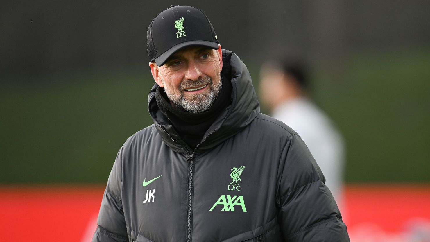 KIRKBY, ENGLAND - DECEMBER 29: (THE SUN OIT. THE SUN ON SUNDAY OUT) Jurgen Klopp manager of Liverpool during a training session at AXA Training Centre on December 29, 2023 in Kirkby, England. (Photo by John Powell/Liverpool FC via Getty Images)
