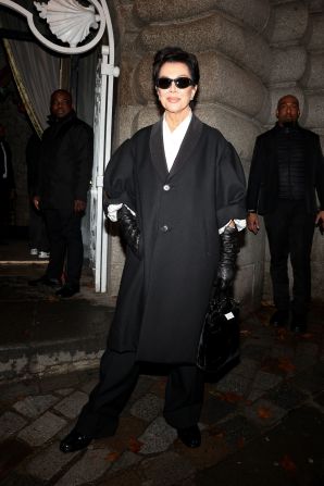 Kris Jenner attends the Maison Margiela Haute Couture Spring/Summer 2024 show on January 25.