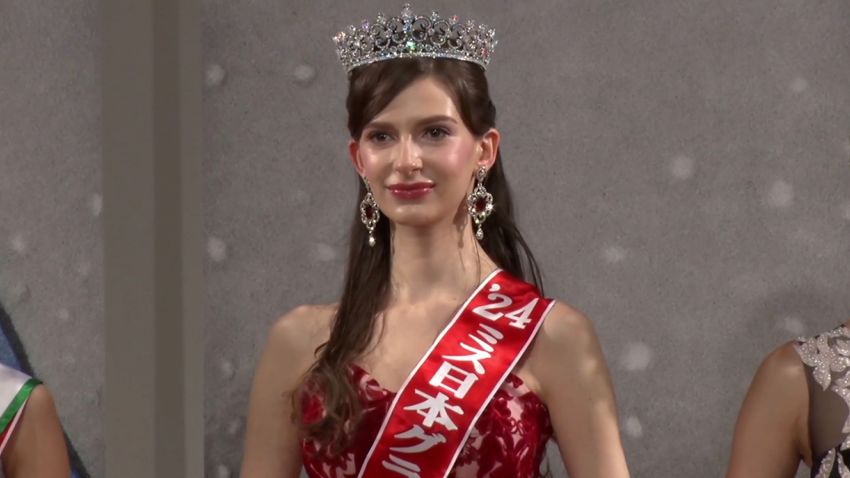 ‘I’m absolutely Japanese’: Ukrainian-born model crowned Miss Japan