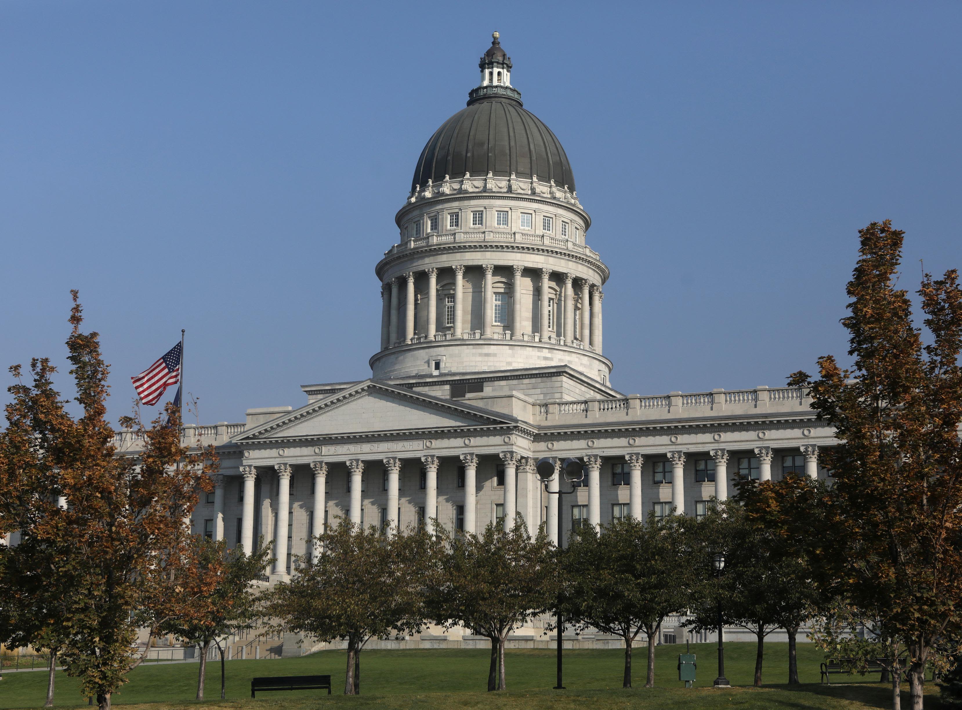 The Utah State Capitol is pictured on the day of the vice presidential debate between Republican vice presidential nominee and U.S. Vice President Mike Pence and Democratic vice presidential nominee and U.S. Senator Kamala Harris, at the campus of the University of Utah in Salt Lake City, Utah, U.S., October 7, 2020.