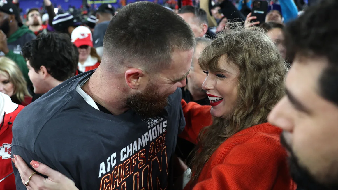 Taylor Swift Cheers on Boyfriend Travis Kelce as Kansas City Chiefs Secure Super Bowl Spot