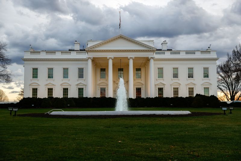 The White House on January 26, 2024.