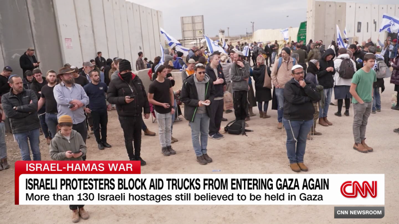 Protesters block Gaza aid | CNN