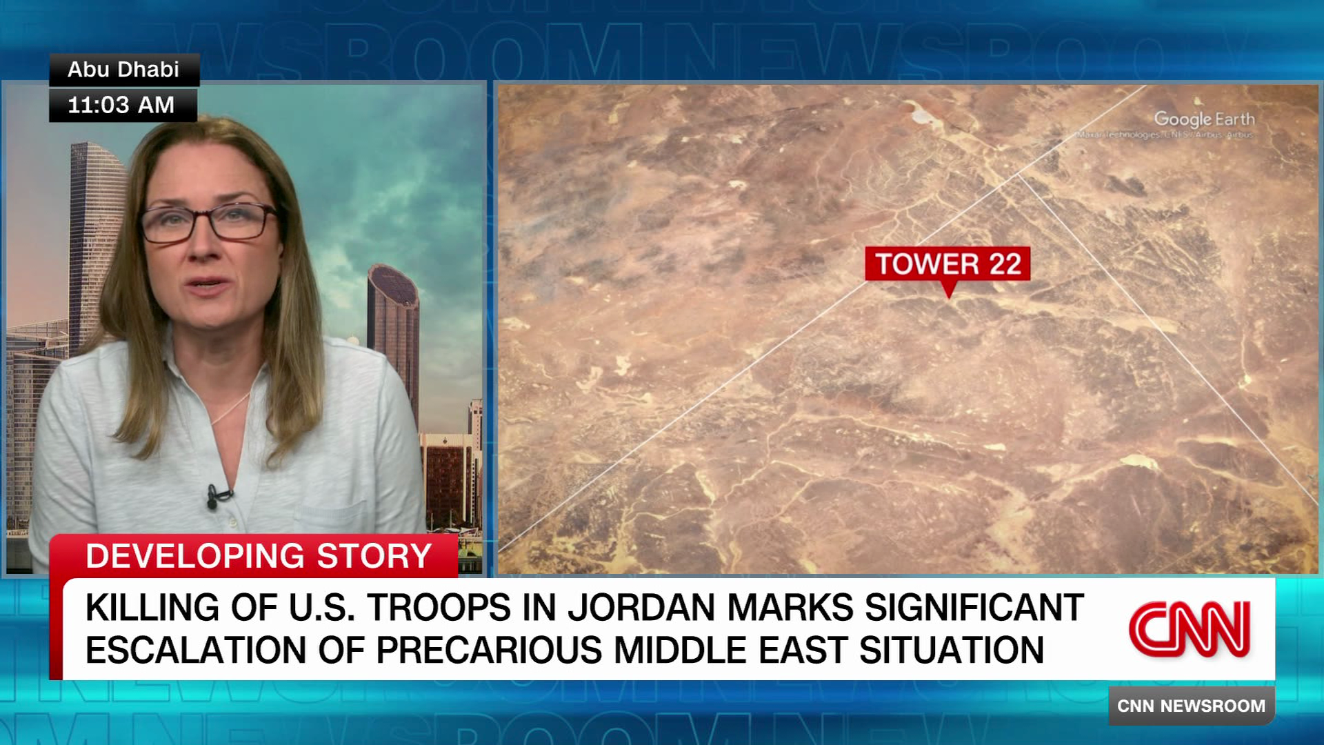 Three U.S. troops killed in drone attack in Jordan