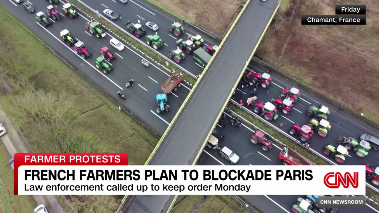 French farmers plan to blockade Paris | CNN