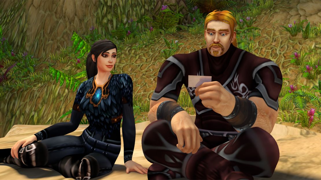 "Ibelin" features animated sections recreating "World of Warcraft" gameplay featuring Steen's avater Ibelin (right).