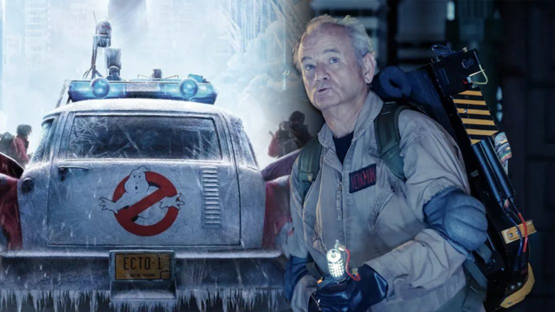 Bill Murray reprises his role, briefly, in "Ghostbusters: Frozen Empire."