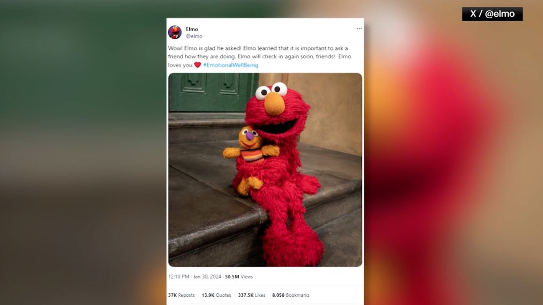 Elmo Tweet