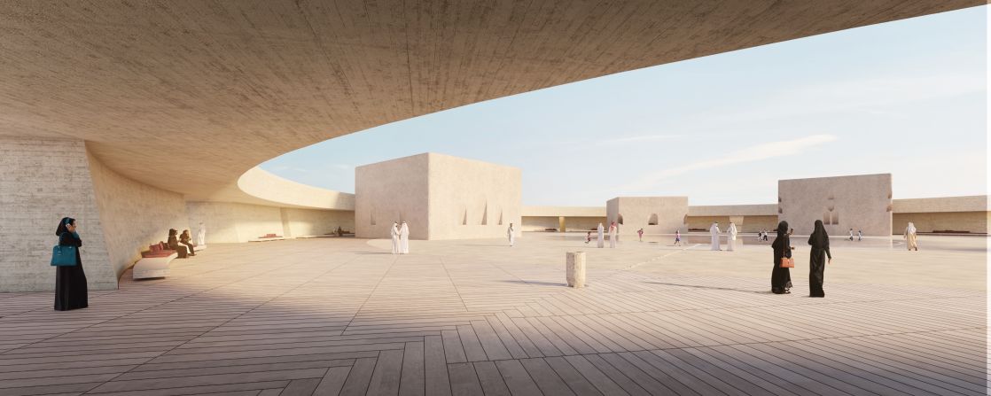 Lusail Museum will be 30 meters tall, and have a footprint of 11,000 square meters. The building will have five floors, four of which will be accessible to the public, including the roof terrace. 