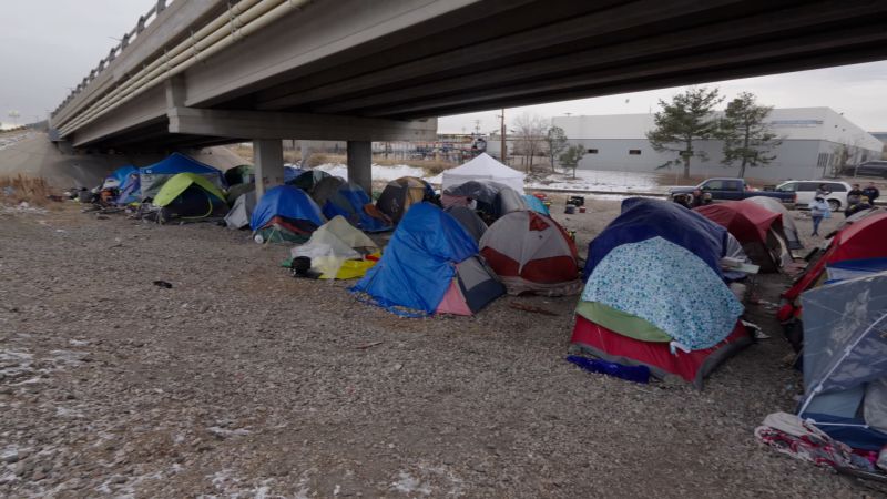 Migrants Look For Shelter In Denver As Temperatures Dip Below Zero | CNN