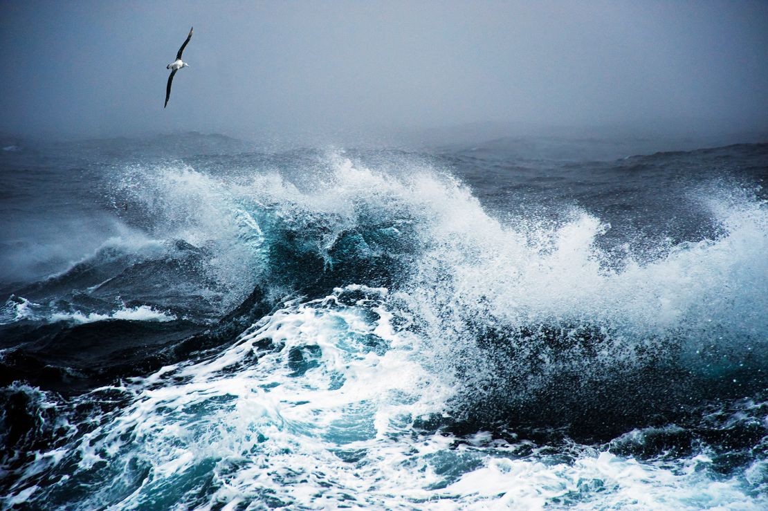 The Drake Passage can see waves of up to 49 feet.