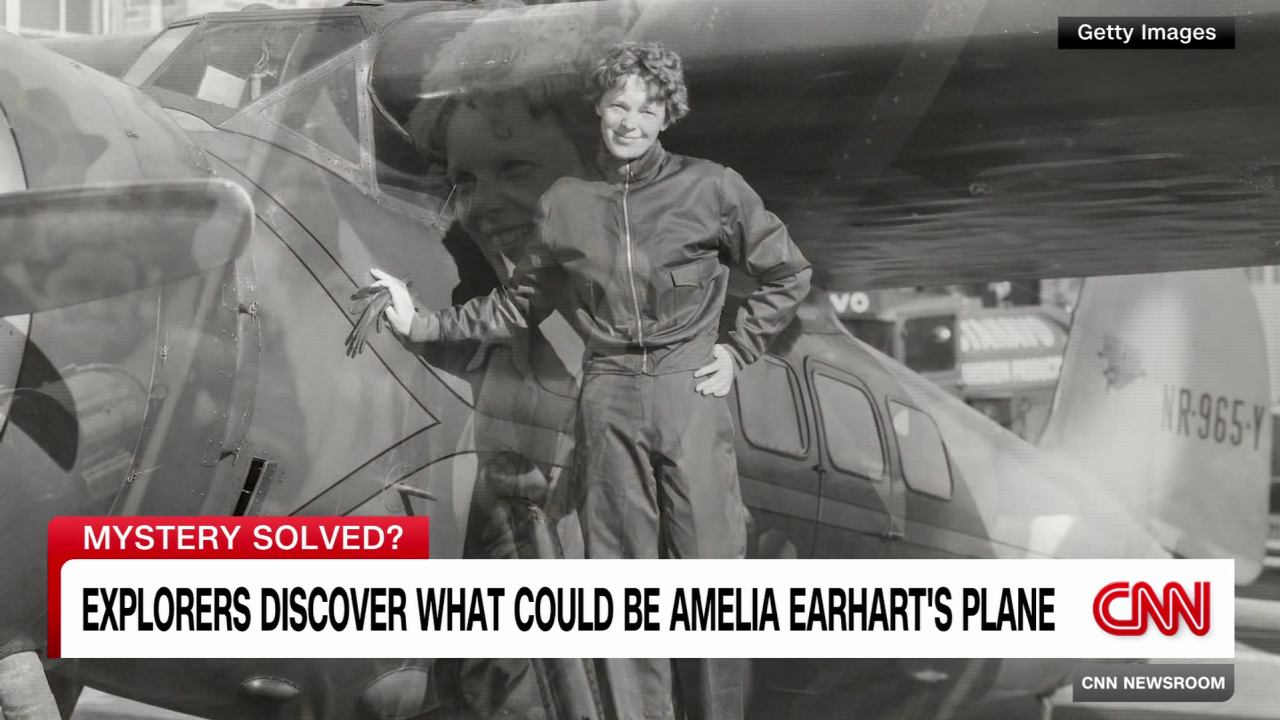 Researchers capture image of what they believe is Amelia Earhart’s