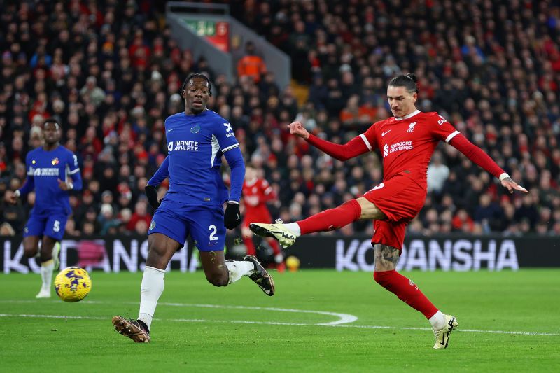 Núñez proved to be a handful against Chelsea but couldn't get on the scoresheet.