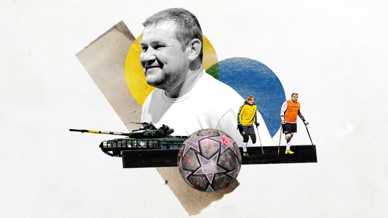 „Освобождаване от ежедневието“: Как футболът помага на украински войници, загубили крайници във войната срещу Русия