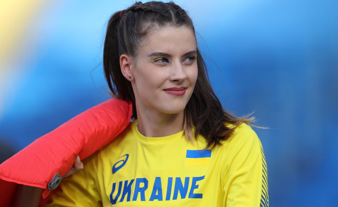 SILESIA, POLAND - JUNE 22: Yaroslava Mahuchikh competes in the Women's High Jump - Division 2 Group A during day three of the European Games 2023 at Silesian Stadium on June 22, 2023 in Silesia, Poland. (Photo by Dean Mouhtaropoulos/Getty Images for European Athletics)