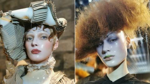 The internet has been awash with speculation about how Pat McGrath created these ethereal "china doll" makeup looks for the Maison Margiela couture show in Paris.