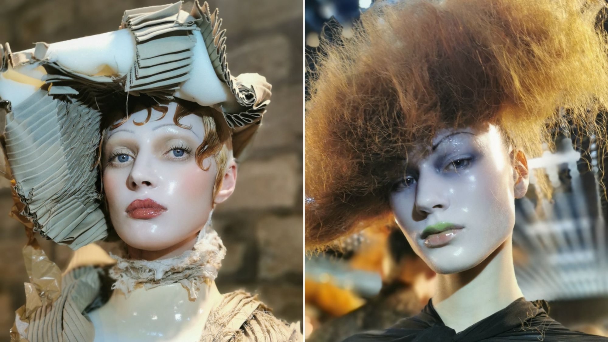 The internet has been awash with speculation about how Pat McGrath created these ethereal "china doll" makeup looks for the Maison Margiela couture show in Paris.