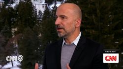 uber ceo Dara Khosrowshahi davos cnn at card 2