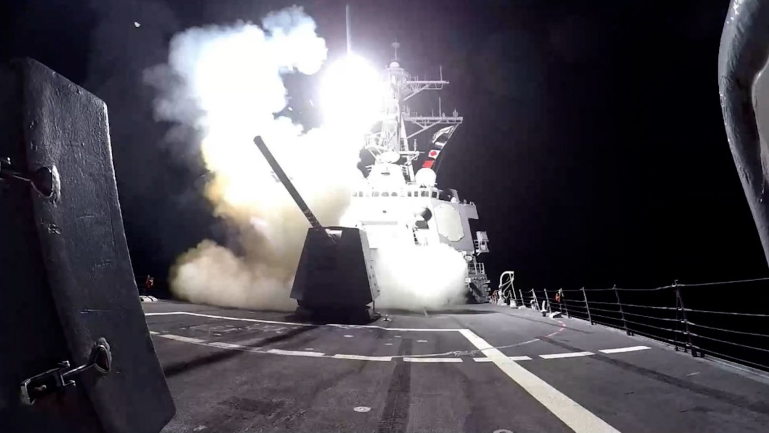 A US-led coalition conducts airstrikes on Houthi targets in Yemen on Saturday, February 3. <a href="index.php?page=&url=https%3A%2F%2Fwww.cnn.com%2F2024%2F02%2F03%2Fpolitics%2Fstrikes-us-uk-houthi-yemen%2Findex.html">The strikes</a> were a response to ongoing Houthi attacks on international shipping lanes and US warships in the Red Sea.