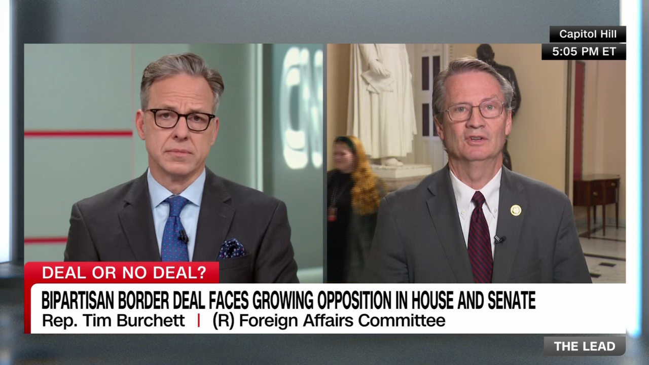 Rep. Tim Burchett GOP Border Bill No Deal The Lead Jake Tapper_00002227.png