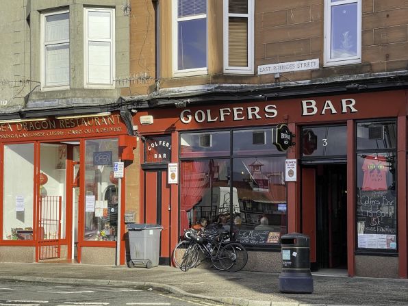 The Golfers Bar in Rothesay on the Isle of Bute, where Hartsell enjoyed a pint of Tennent's lager, one of his favorite Scottish beverages. 