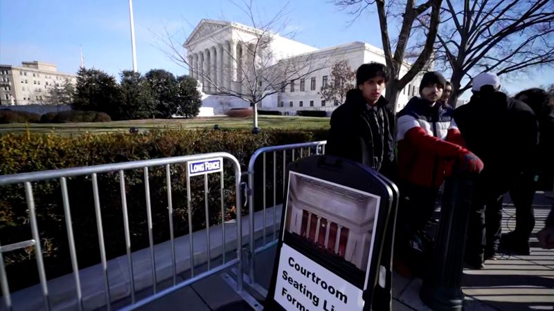 Video: Voters debate whether Trump should be on the ballot outside the Supreme Court