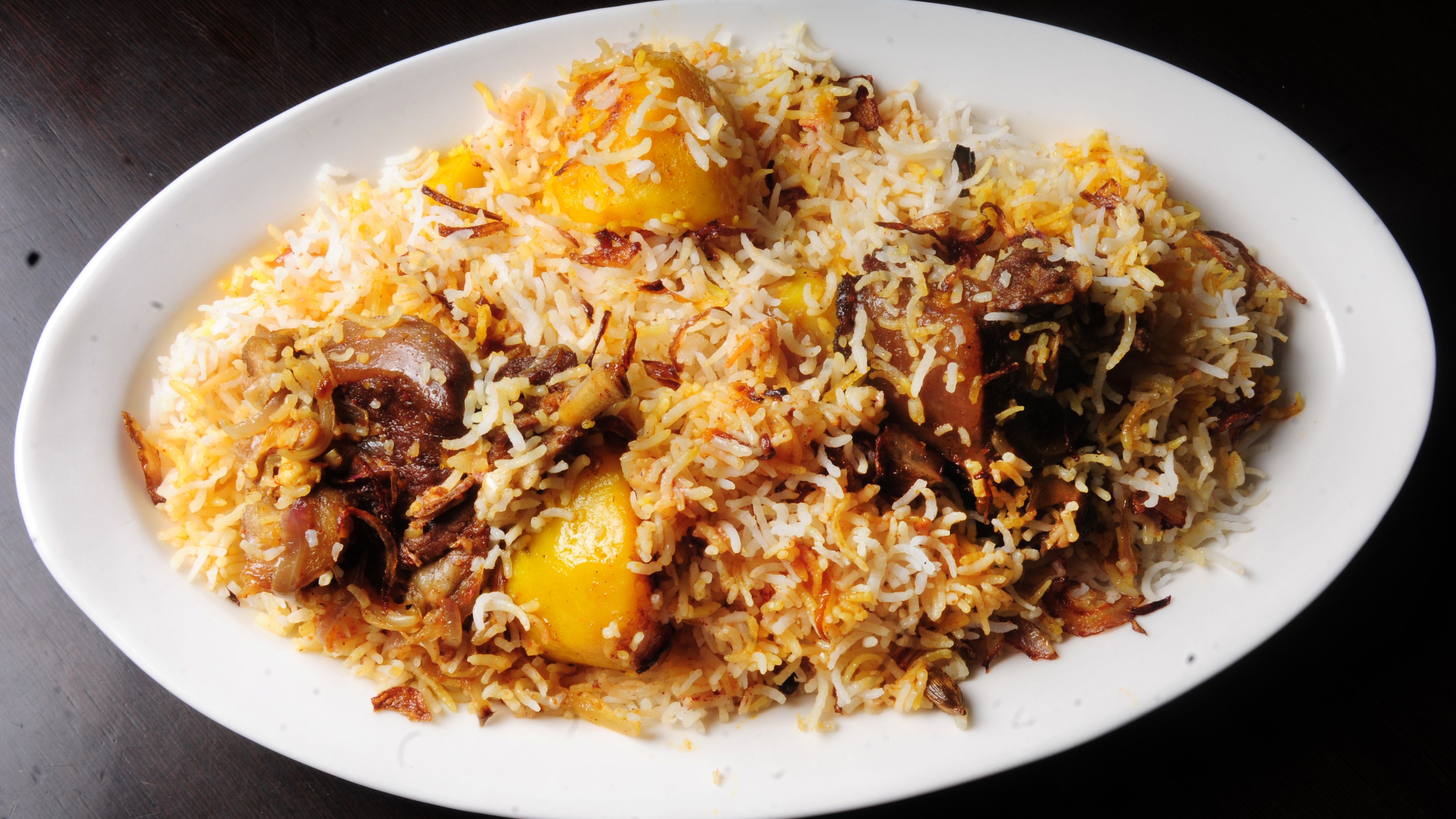 This rice dish is usually served on special occasions.