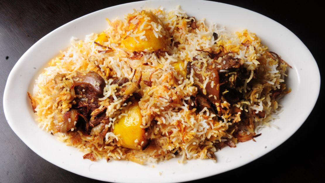 This rice dish is often served on special occasions.