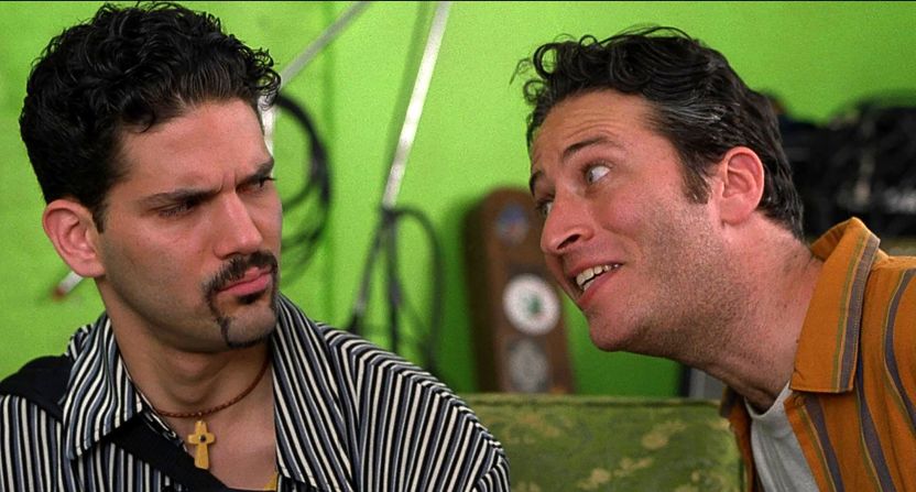 Stewart has a scene with Guillermo Diaz in the 1998 stoner comedy "Half Baked."