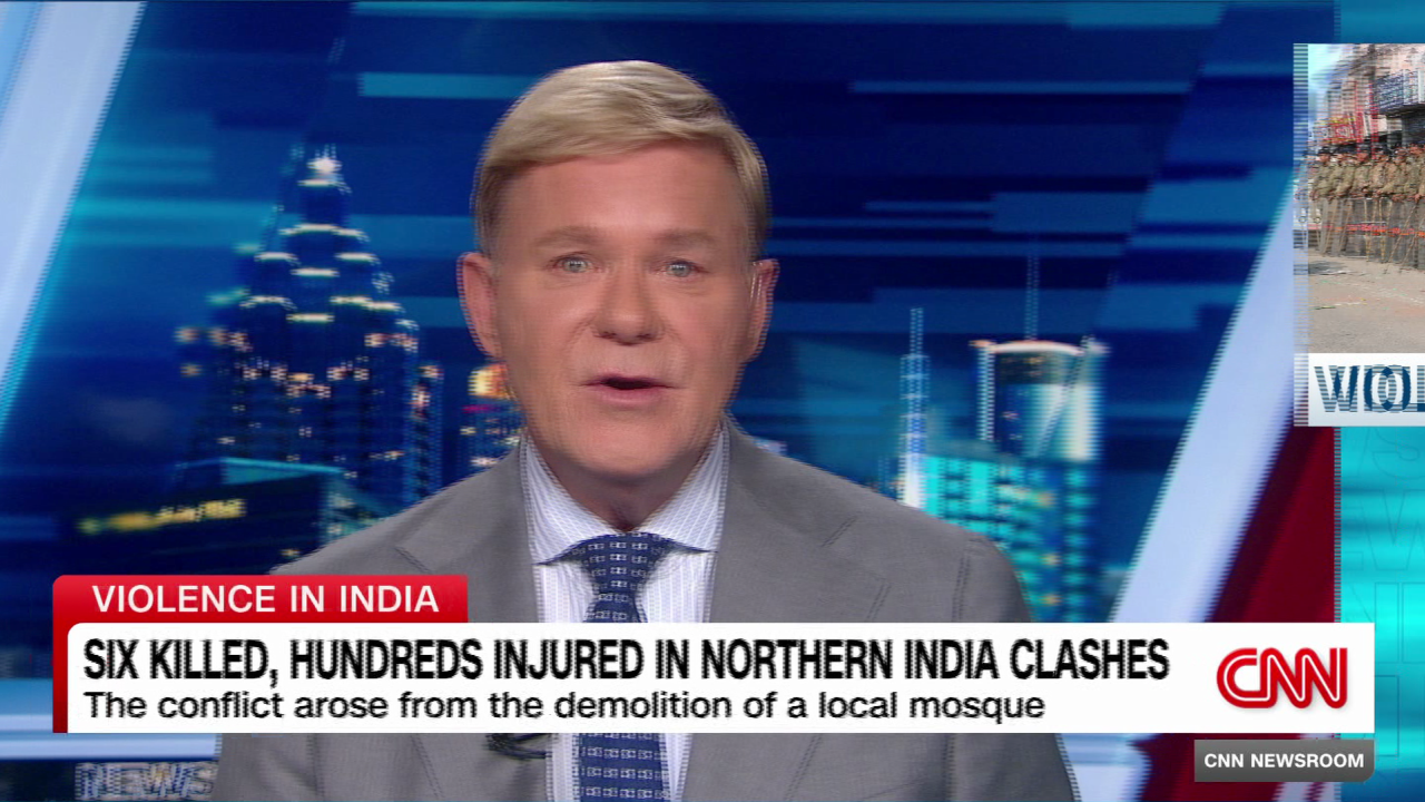 Violent Clashes Erupt In Northern India Following The Demolition Of A Violent Clashes Erupt In Northern India Following The Demolition Of A