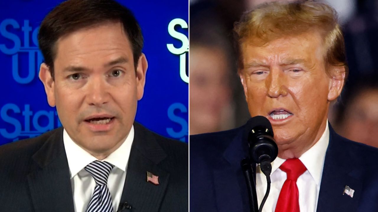 Marco Rubio Donald Trump Split for video