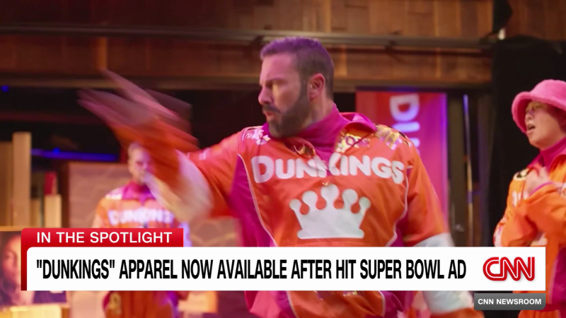 Tracksuits from Dunkin Donuts Super Bowl ad already sold out CNN