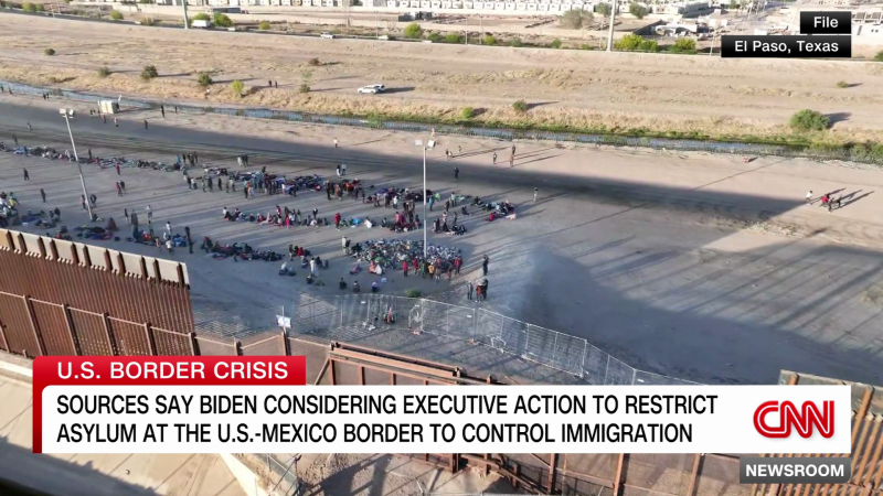 Sources say Biden is considering executive action to restrict asylum at the border