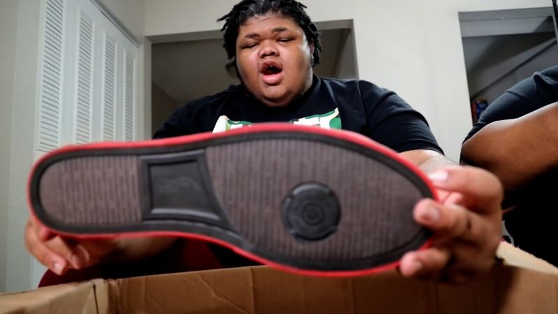 He needed a size 23 shoe See who helped him