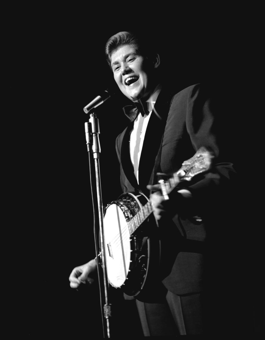 Wayne Newton performs at the Flamingo Hotel and Casino in 1965. The singer's popularity earned him the nickname "Mr. Las Vegas."