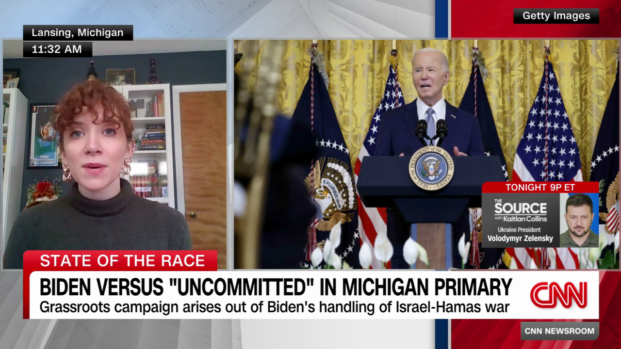 Biden facing Democratic backlash to Mideast policy in Michigan primary